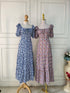 Spring Cotton Floral Dresses